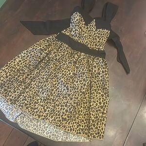 Animal print dress
